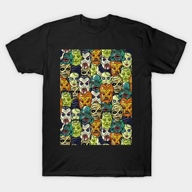 Monster Mayhem T-Shirt by kascreativity